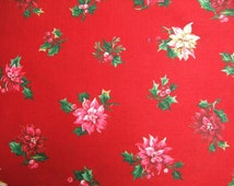 The Traditional Cotton Skivvy - Poinsettia