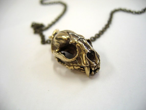 Cat Skull Necklace Tiktok Shop