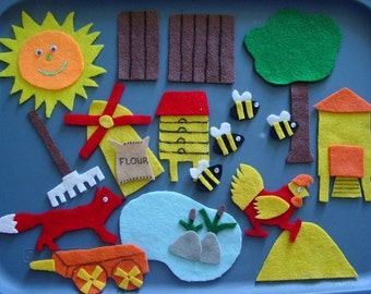 ROSIE'S WALK Children's Flannel Board Felt Set