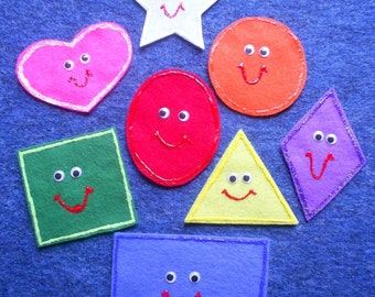 Super Shapes Flannel Board Felt Story