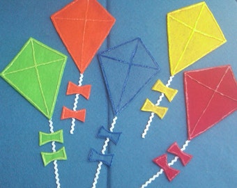 Five Little Kites Flannel Board Felt Board Story