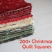 Christmas Fabric De-stash