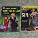 2-Vintage--PULP--Novels--Expose'--America's Cities Of Sin--New York Confidential--PULPS--Soft Cover--Fact Based