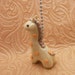 Lily - Tan Giraffe Fan Pull and Ella Elephant - Reserved for Elizabeth