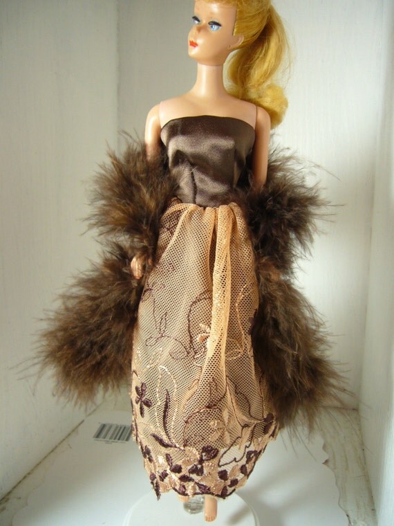 barbie feather dress