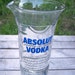 Upcycled/Recycled Bottle Eco-Friendly Absolut Vodka Glass Pitcher