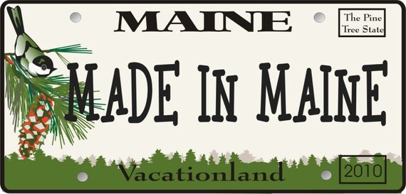 Order New Maine License Plate