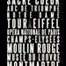 PARIS CITY OF LOVE \/ 8x10 ART PRINT (in French Cream and Black)