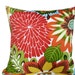 Floral Pillow Covers, Colorful Flower Cushions, Modern Sofa Couch Pillows, Accent, Eclectic, Spring Home Decor 18x18