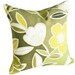 Modern Green Pillows, Mod Pillow Covers, Decorative Throw Pillows, Designer Couch Cushion, Green Cream Yellow, Home Decor 18x18