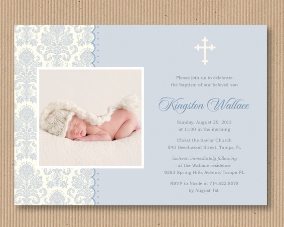 Baby Blessing Invitations 8