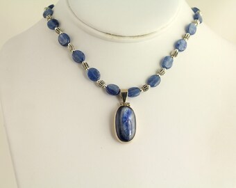 Kyanite Necklace Set. Listing 86153818