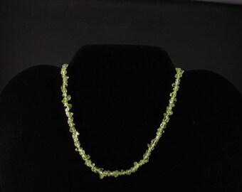 Peridot Necklace. Listing 21748333