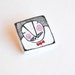 white man brooch illustrated jewelry