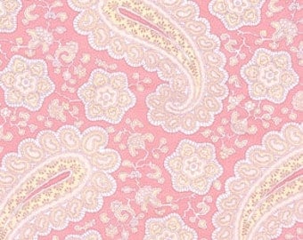 Annette Tatum, Fall House, Paisley in Coral AT38 - 1 Yard