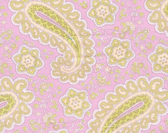 Annette Tatum, Fall House, Paisley in Rose AT38- 1 Yard