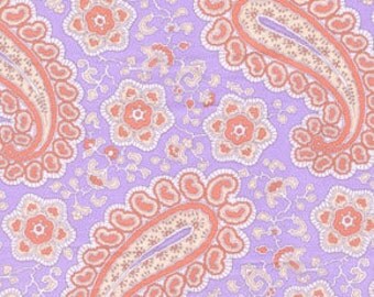 Annette Tatum, Fall House, Paisley in Lilac AT38 - 1 Yard