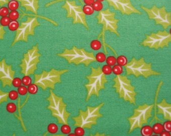 Anna Griffin for Windham, Mackenzie Christmas, Christmas Holly - 1 Yard Clearance