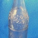 Vintage Brownie Seven Up Glass Soda Bottle NY Clear Embossed Utica Elf
