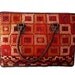 FRIDA French Vintage Handwoven Tapestry Leather Handbag / Briefcase