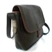 LAMARTHE French Vintage Black Leather Satchel
