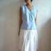 LOLA french Vintage 60s Checkered Cotton Dress XL