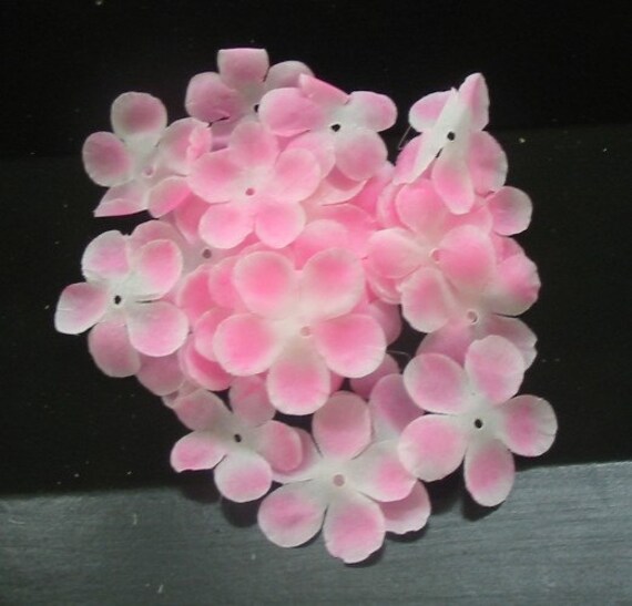 100 Pink Cherry Blossom Artificial Silk Flower Petals