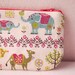 Glitter Camel and Elephant pencil (pen) pouch