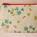 Clover Leaf mini zipper pouch
