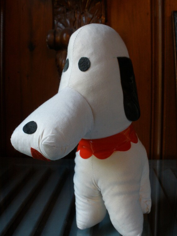 old snoopy stuffed animal