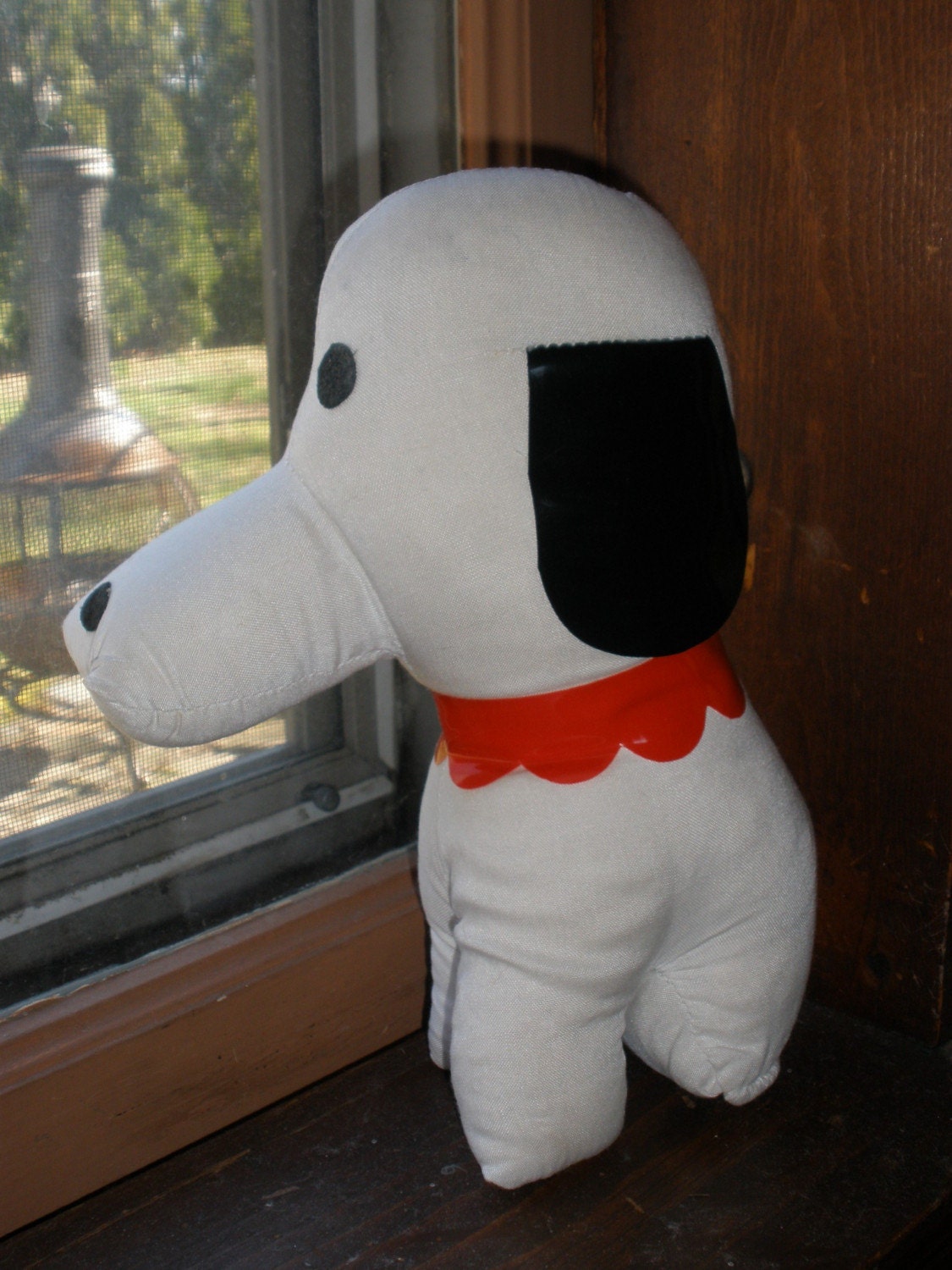 old snoopy stuffed animal