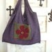 Felted Wool Bag Jilly Jean Upcycled and Sweet Extra Large Sweater Tote