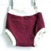 SALE - Maroon and cream, extra large soaker, wool cloth diaper cover, wool soaker, photo prop, diaper cover