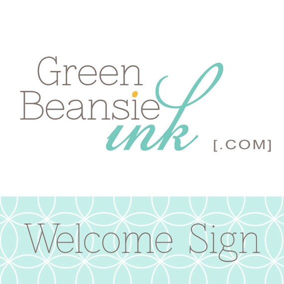 Welcome Sign for any Package Design Il_570xn