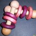 Fruit Stained Rattle, Wood