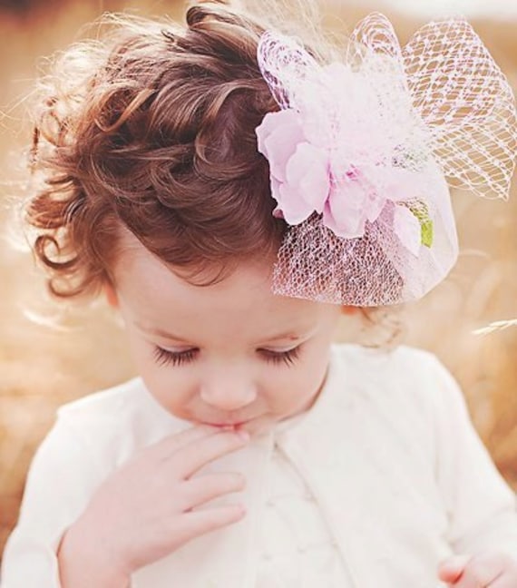 Items similar to Wedding flower girl hair accessories - Flowergirl ...