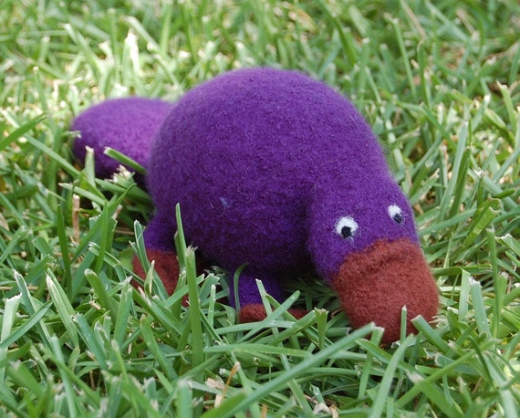 beanie baby purple platypus