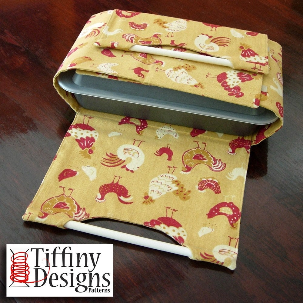 DIY Potluck casserole dish carrier Sewing pattern PDF