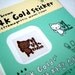 Cute Kawaii 24K Pure Gold Sticker : Electromagnetic Waves Filter for ipad, ipod, iphone, phone, mobile phone, discounted, SALE