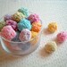 Party Yarn Pom Poms, cotton pom poms, party decor, party decoration, decoration, wedding, toss, fancy, rainbow, 20 poms, discounted, SALE