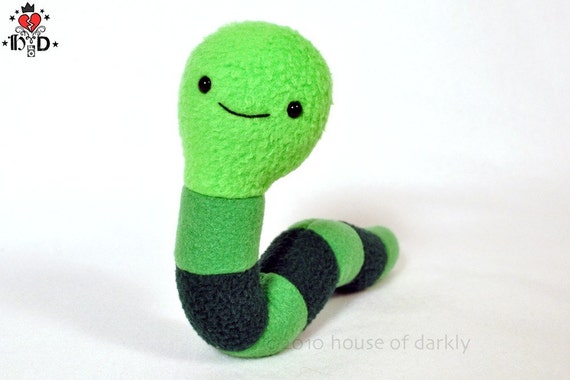 earthworm plush