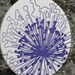 Abstract Dandelion - Letterpress Coaster Set (8 per package)