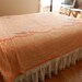 Gorgeous Creamsicle Chenille Bedspread