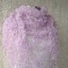 SPECIAL SALE - Pink Mohair Full Daisy Flower Triangle Shawl - Express Delivery