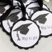 Graduation Favor Tags Way to Go Cap - Set of 6