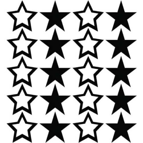 Stars Pack Vinyl Wall Decal Sticker by wallstickz on Etsy