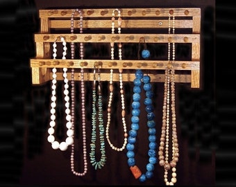 18 Inch Large Necklace Holder W/1 Inch Pegs Jewelry storage Jewelry Display Jewelry Holder