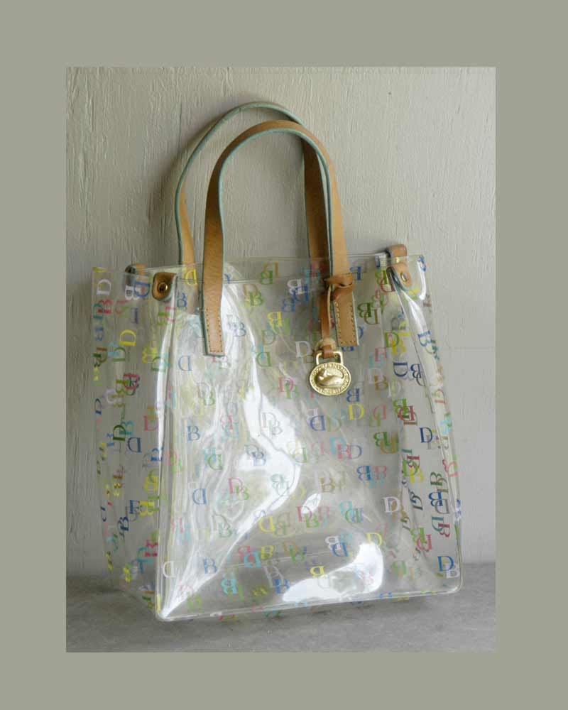 Vintage Dooney And Bourke Clear Tote Bag