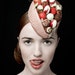 The Deliciously Decadent Chocolate Cherry Bombe Hat, with CHOCOLATE colour base