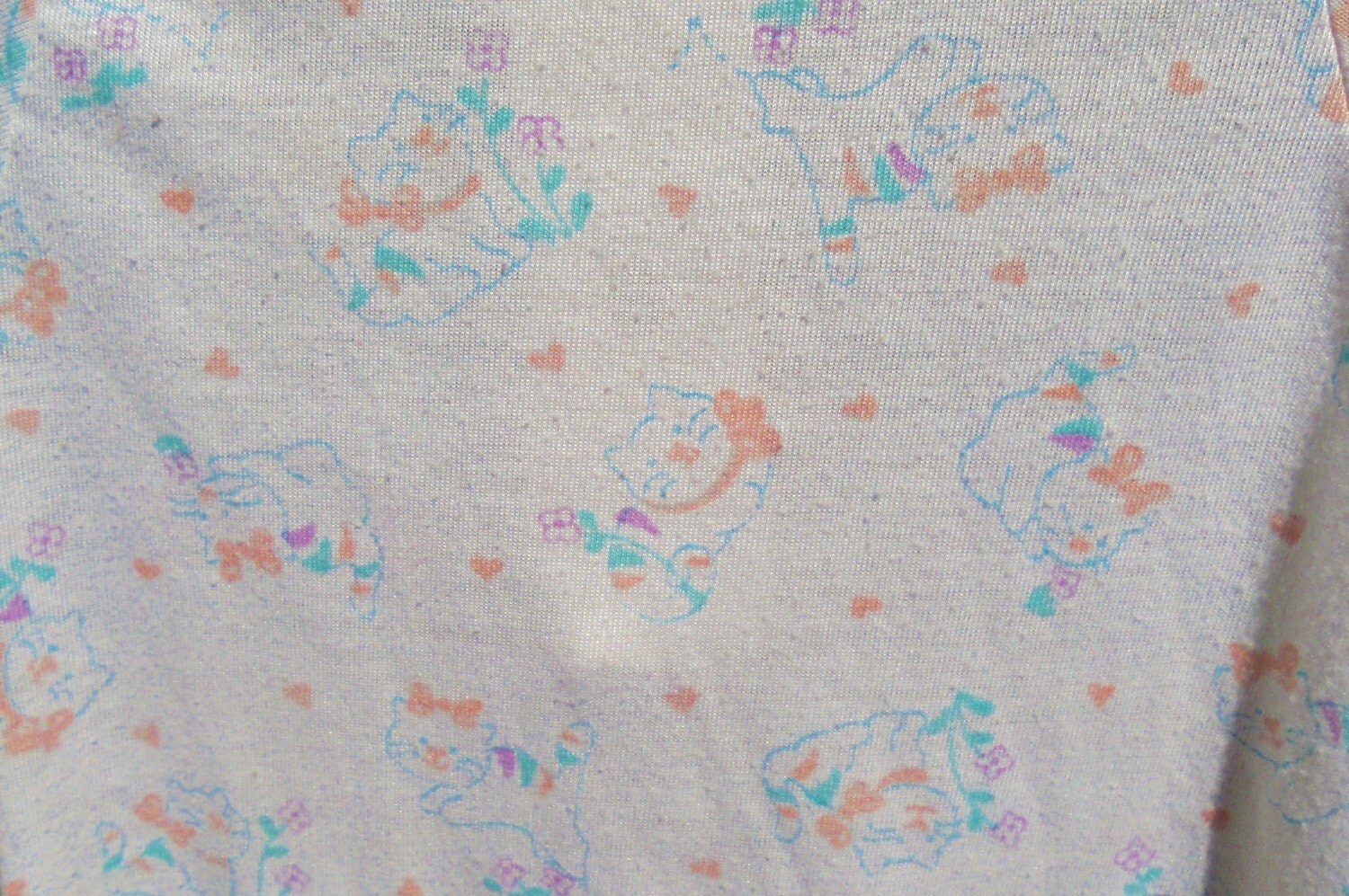 Playful Kittens Infant Sleeper Gown with Drawstring Closure